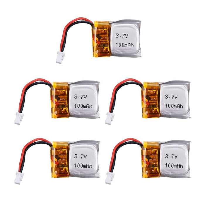 2-10PCS OEM 3.7V 100mAh Lipo Accu - upgraderc