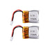 2-10PCS OEM 3.7V 100mAh Lipo Accu - upgraderc