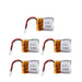 2-10PCS OEM 3.7V 100mAh Lipo Accu - upgraderc