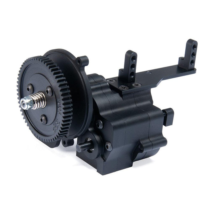 2-Speed Center Gearbox w/ Cover for Axial Wraith RR10 (Metaal) - upgraderc