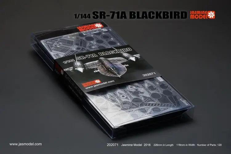 202071 3D 1/144 SR-71A BLACKBIRD Full PE Model Puzzle (120 Stukken, Metaal) - upgraderc