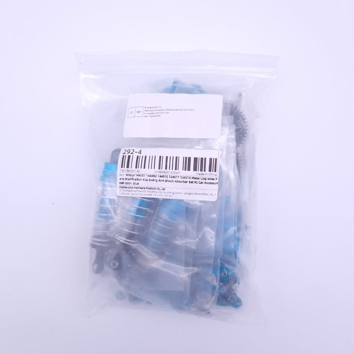 WLtoys 144001, 124019 Upgrade Kit (Blue) (Return)