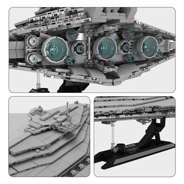 21072 Star Plan Battleship Model Building Blocks (1751 Stukken) - upgraderc