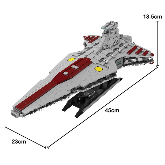 21074 Republic Attack Cruiser Building Blocks (1320 Stukken) - upgraderc