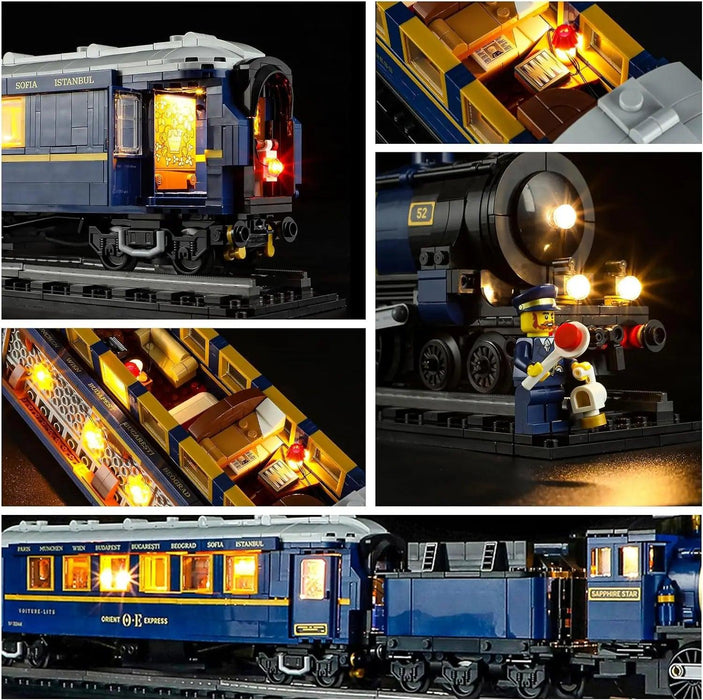 21344 The Orient Express Train Building Blocks LED Light Kit - upgraderc