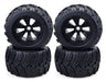 2/4PCS 17mm Hex Tire Wheels for 1/8 RC Auto's Band en/of Velg ZD Racing 