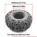 2/4PCS 2.2" 140x60mm 1/10 Crawler Wheel Tires (Rubber) - upgraderc