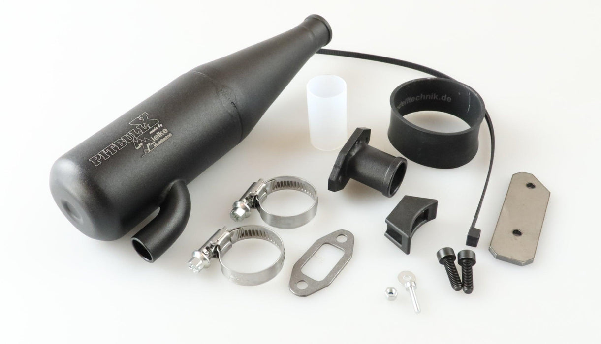 Mielke Tuning Exhaust for Amewi Pitbull X 1/5 (Metaal)