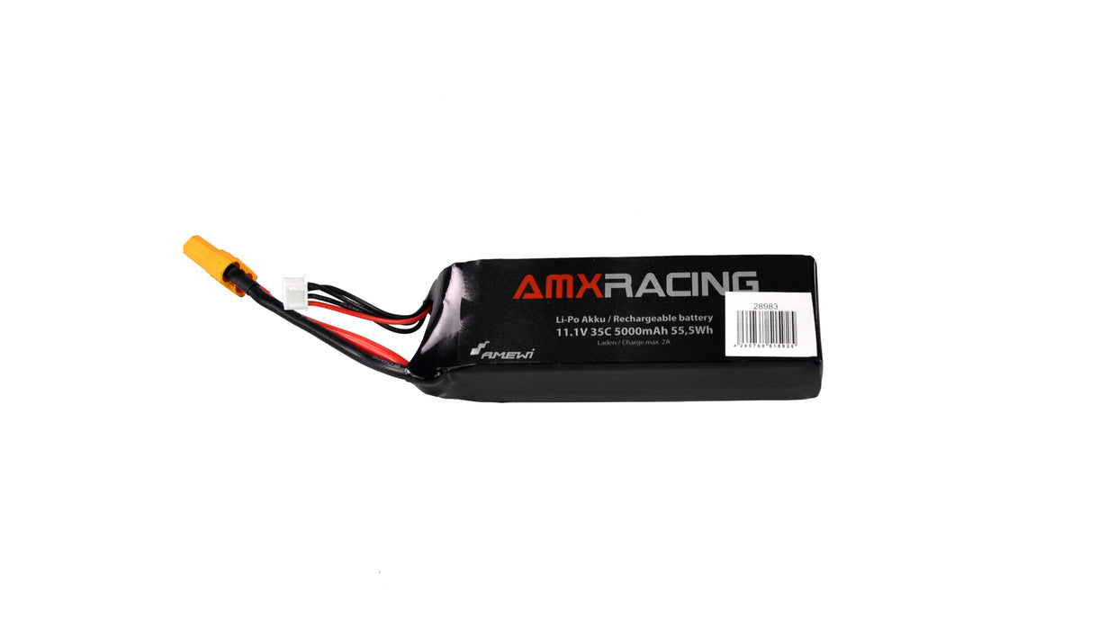 LiPo Battery 3S 11.1V 5000mAh 35C XT90 for AMX Racing RXB7 1/7