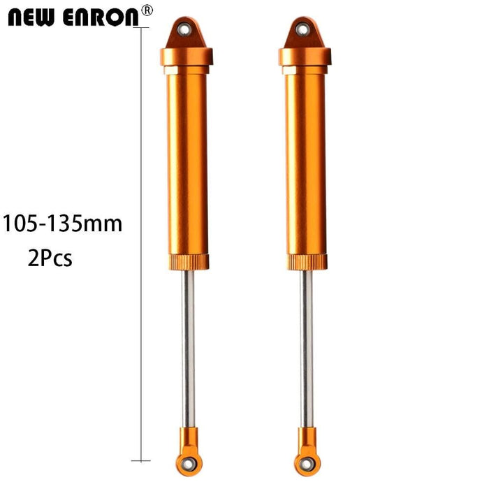 2/8PCS Front/Rear 135~160mm Oil Shock Absorber for Traxxas UDR 1/7 (Aluminium) Schokdemper New Enron FRONT 135FX ORANGE 