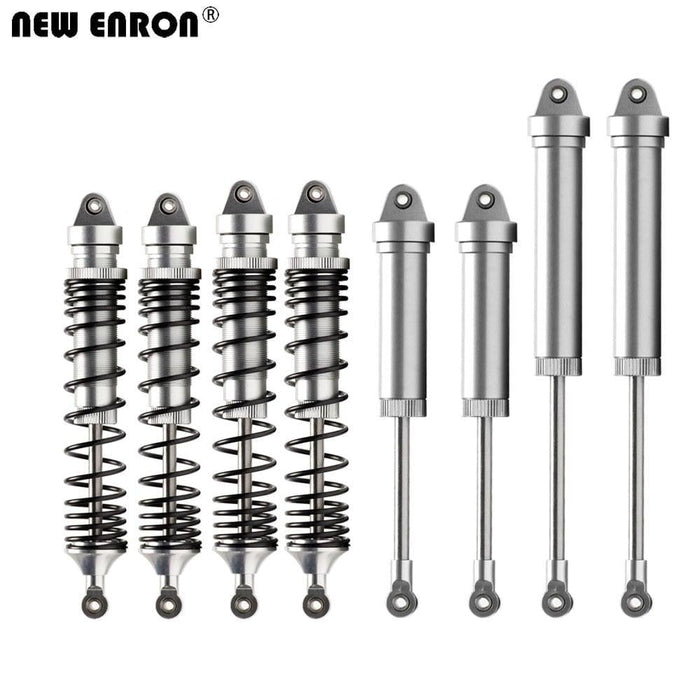 2/8PCS Front/Rear 135~160mm Oil Shock Absorber for Traxxas UDR 1/7 (Aluminium) Schokdemper New Enron 8P FRONT-REAR SILVER 