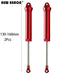 2/8PCS Front/Rear 135~160mm Oil Shock Absorber for Traxxas UDR 1/7 (Aluminium) Schokdemper New Enron REAR 160RX RED 