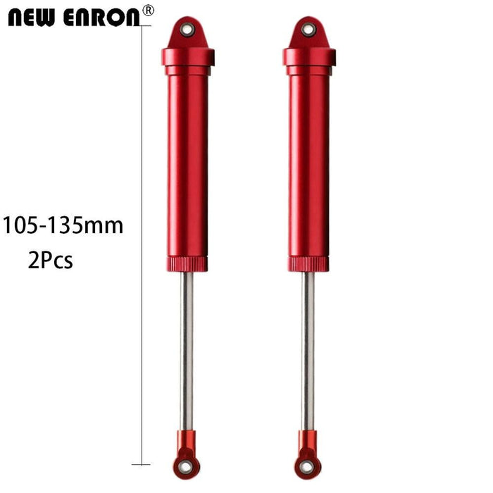 2/8PCS Front/Rear 135~160mm Oil Shock Absorber for Traxxas UDR 1/7 (Aluminium) Schokdemper New Enron FRONT 135FX RED 