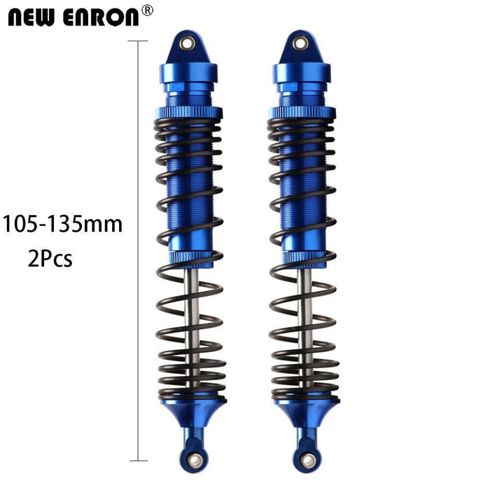 2/8PCS Front/Rear 135~160mm Oil Shock Absorber for Traxxas UDR 1/7 (Aluminium) Schokdemper New Enron FRONT 135F BLUE 