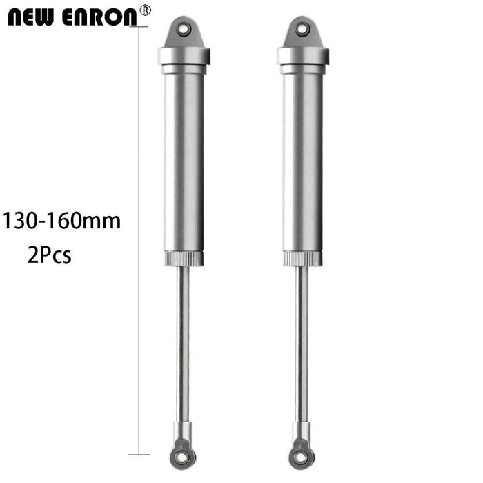 2/8PCS Front/Rear 135~160mm Oil Shock Absorber for Traxxas UDR 1/7 (Aluminium) Schokdemper New Enron REAR 160RX SILVER 