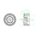 2PCS 1.9" 56x26.5mm 1/10 Crawler Wheel Rims (Metaal) - upgraderc