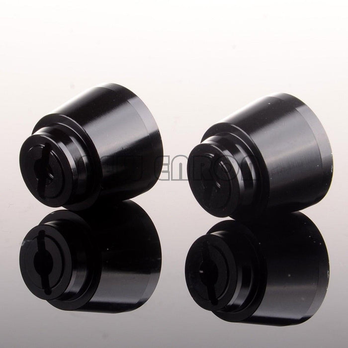 2PCS 2.2" 22mm Rear Wheel HEX for Axial Yeti 1/10 (Aluminium) AX31266 Hex Adapter New Enron Black 