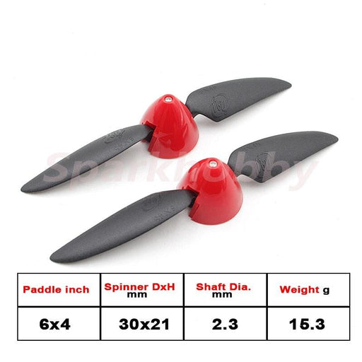 2PCS 6x4~11x6 Folding Propeller w/ 2.3~4.0mm Spinner Cover Onderdeel HAOYE 2 set 6x4 2.3mm 