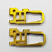 2PCS for Kyosho Mini-Z Buggy (Metaal) Onderdeel upgraderc Gold 