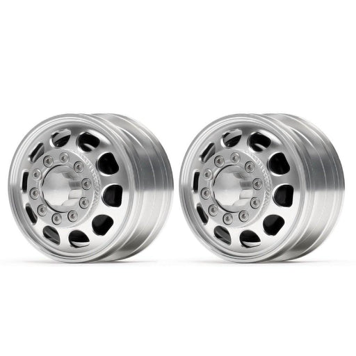 2PCS Front Beadlock Wheel Rims for Tamiya Truck 1/14 (Aluminium) Band en/of Velg New Enron A STYLE FRONT 2PCS 