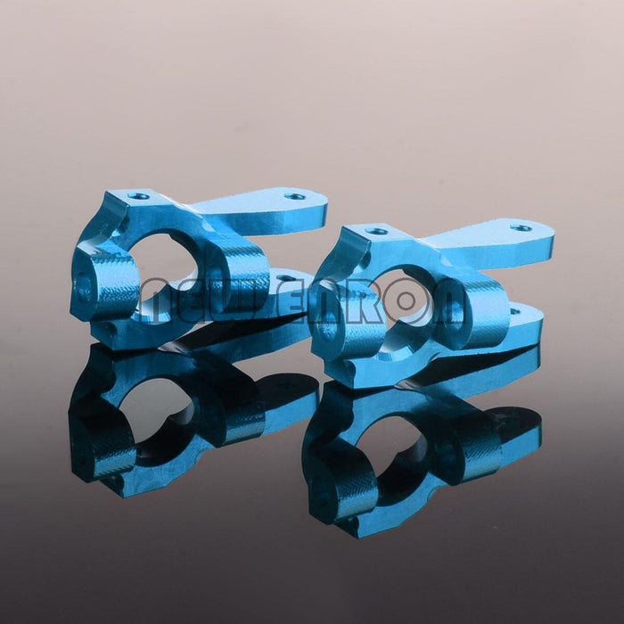 2PCS Front Hub Carrier for WLToys K949 1/10 (Aluminium) K949-002 Onderdeel New Enron BLUE 