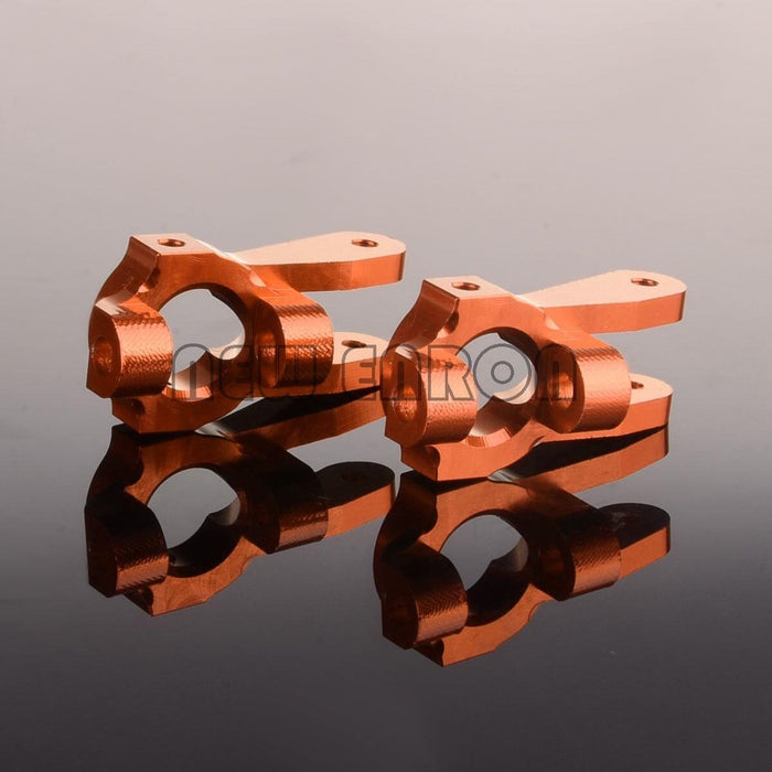 2PCS Front Hub Carrier for WLToys K949 1/10 (Aluminium) K949-002 Onderdeel New Enron ORANGE 