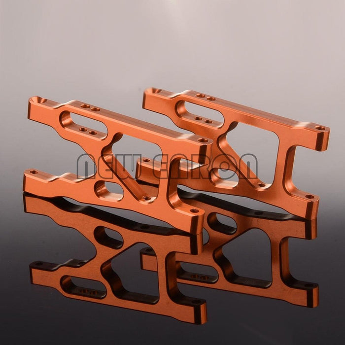 2PCS Front Lower Suspension Arm for WLToys K949 1/10 (Aluminium) Onderdeel New Enron ORANGE 