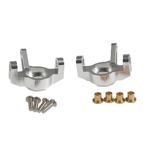 2PCS Front Steering Knuckle for Axial Wraith (Aluminium) Onderdeel Yeahrun Steering Knuckle Silver 