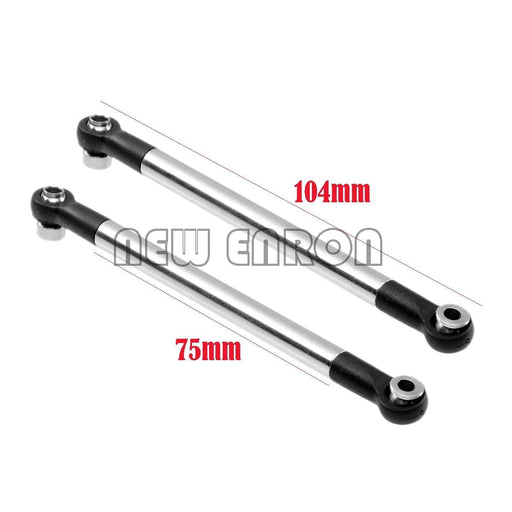 2PCS Front Upper Link (75mm) for RGT EX86100 1/10 (Metaal) R86013 Onderdeel New Enron 