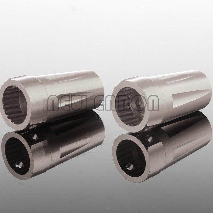 2PCS Rear Knuckle Axle Adapter for Axial Yeti 1/10 (Aluminium) AX80071 Onderdeel New Enron Gray 