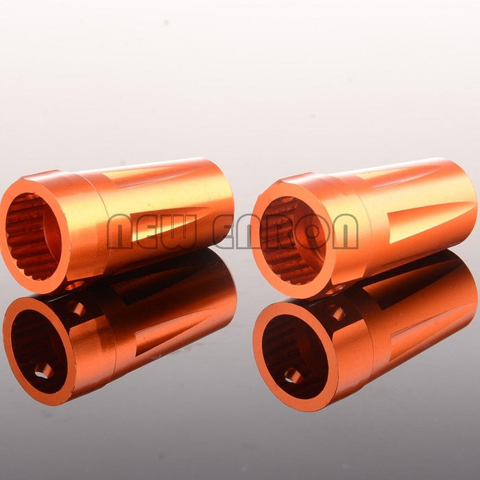 2PCS Rear Knuckle Axle Adapter for Axial Yeti 1/10 (Aluminium) AX80071 Onderdeel New Enron Orange 