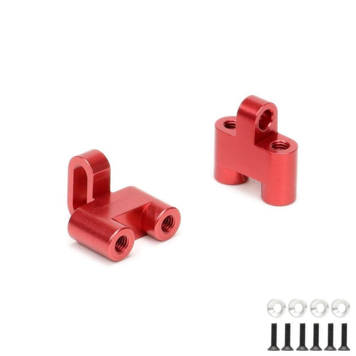 2PCS Servo Mount for Axial YETI 1/10 (Aluminium) AX31104 Onderdeel New Enron Red 