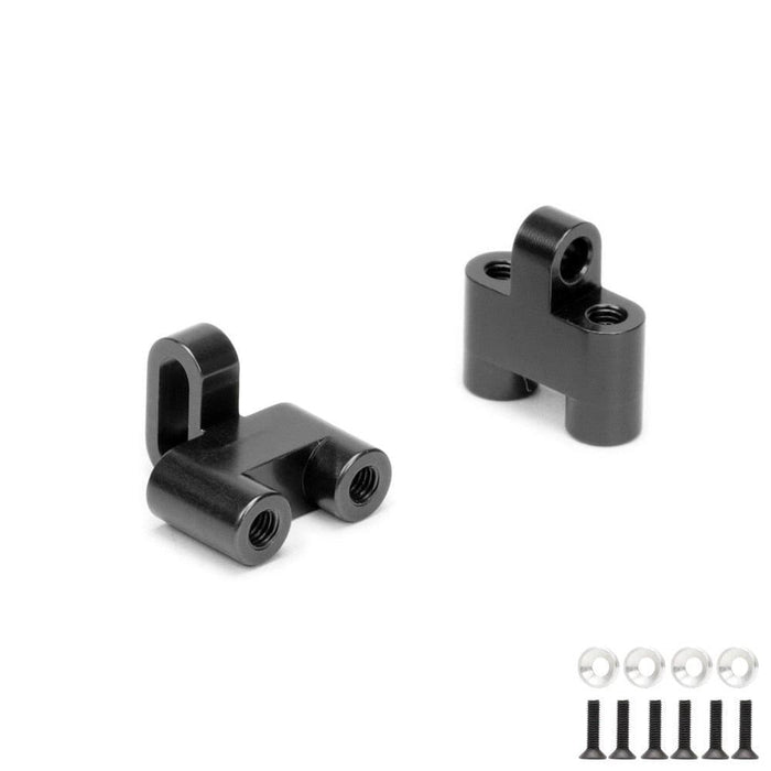 2PCS Servo Mount for Axial YETI 1/10 (Aluminium) AX31104 Onderdeel New Enron Black 