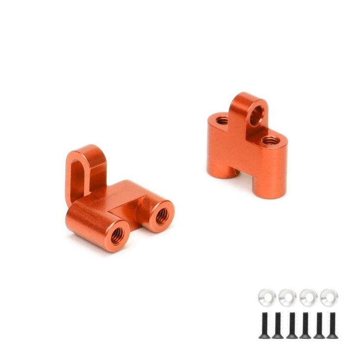 2PCS Servo Mount for Axial YETI 1/10 (Aluminium) AX31104 Onderdeel New Enron Orange 