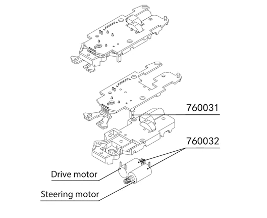 2PCS Switch Handle for Turbo Racing C71 1/76 760031 - upgraderc