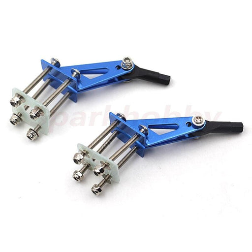 2Sets 4-Point Servo Arm Rudder Angle (Aluminium) Onderdeel upgraderc 2PCS blue 