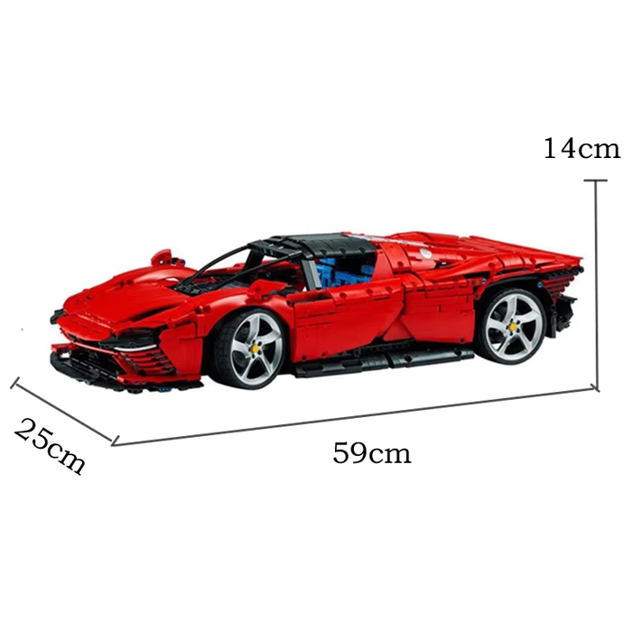 Ferrari Daytona SP3 Building Blocks (3778 stukken)