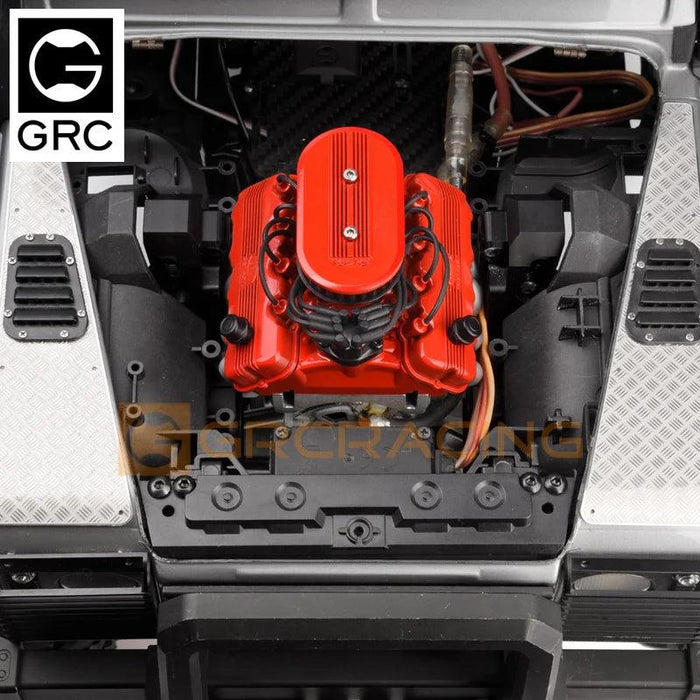 35-38mm Motor F76 V8 Simulation Engine w/ Motor Heat Sink 1/10 #G164AS G164AR - upgraderc