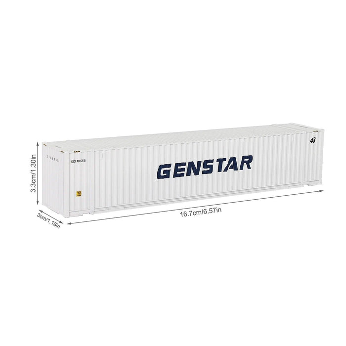 3PCS HO Scale 48ft Container 1/87 (ABS) C8748 - upgraderc
