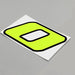 40-100mm Double-layer Neon Fluorescent Reflective Sticker Onderdeel upgraderc 0 100mm high 