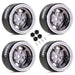 4PCS 1.0" 27.4x15mm 1/24 Beadlock Rims (Aluminium) - upgraderc