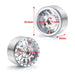 4PCS 1.0" 28.5x16mm 1/24 Beadlock Wheel Rims (Aluminium) - upgraderc