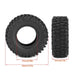 4PCS 1.0" 50x20mm 1/18, 1/24 Wheel Tires (Rubber) - upgraderc