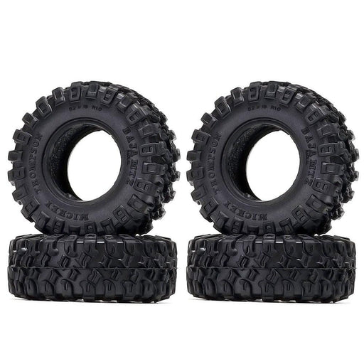 4PCS 1.0" 52x19mm 1/24 Crawler Tires (Rubber) Band en/of Velg New Enron 