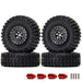 4PCS 1.0" 54x20mm Beadlock Wheel Set for 1/24 Crawler (Aluminium+Rubber) Band en/of Velg New Enron 7046 