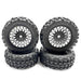 4PCS 1.0" 55x15mm 1/24 Crawler Beadlock Wheel Set (Metaal) - upgraderc