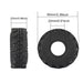 4PCS 1.0" 60x25mm 1/18, 1/24 Wheel Tires (Rubber) - upgraderc