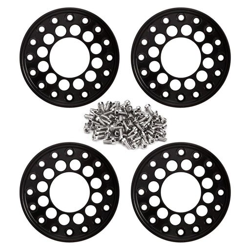 4PCS 1.0" Outer 1/24 Crawler Beadlock Rim Rings (Aluminium) - upgraderc