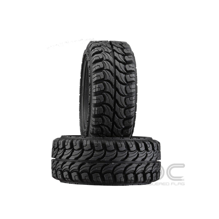 4PCS 1.3" 58x28mm 1/24 Crawler Tires w/ Foam (Rubber) - upgraderc