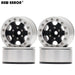 4PCS 1.55" 45*23mm 1/10 Crawler Beadlock Wheels Set (Aluminium) Band en/of Velg New Enron WHITE-BLACK 4pcs 